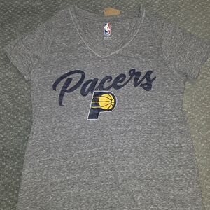 Pacers Gray V-Neck T-Shirt